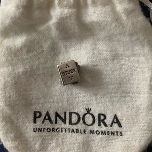 Pandora study book charm
